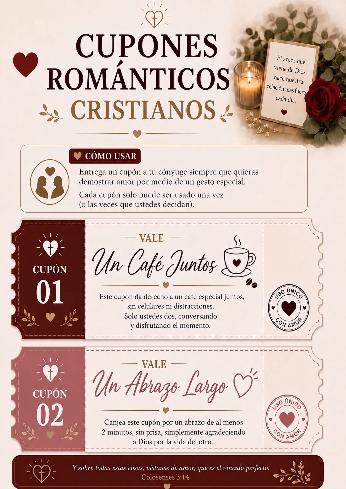 Cupones románticos
